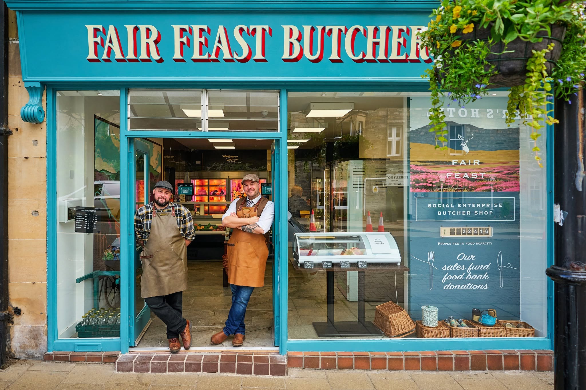 Fair Feast social enterprise butcher shop and team